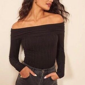 Reformation off the shoulder top